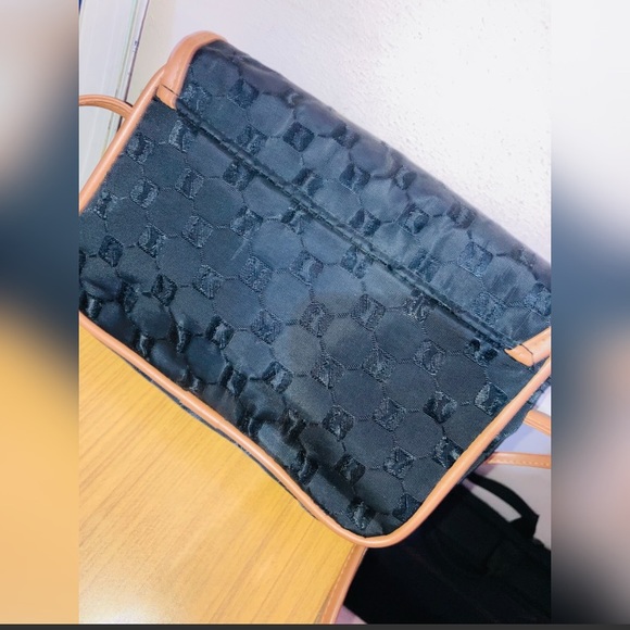 Imported Italian Black Hand Bag Genuine Contessa Da Vinci Di Roma - Picture 3 of 7